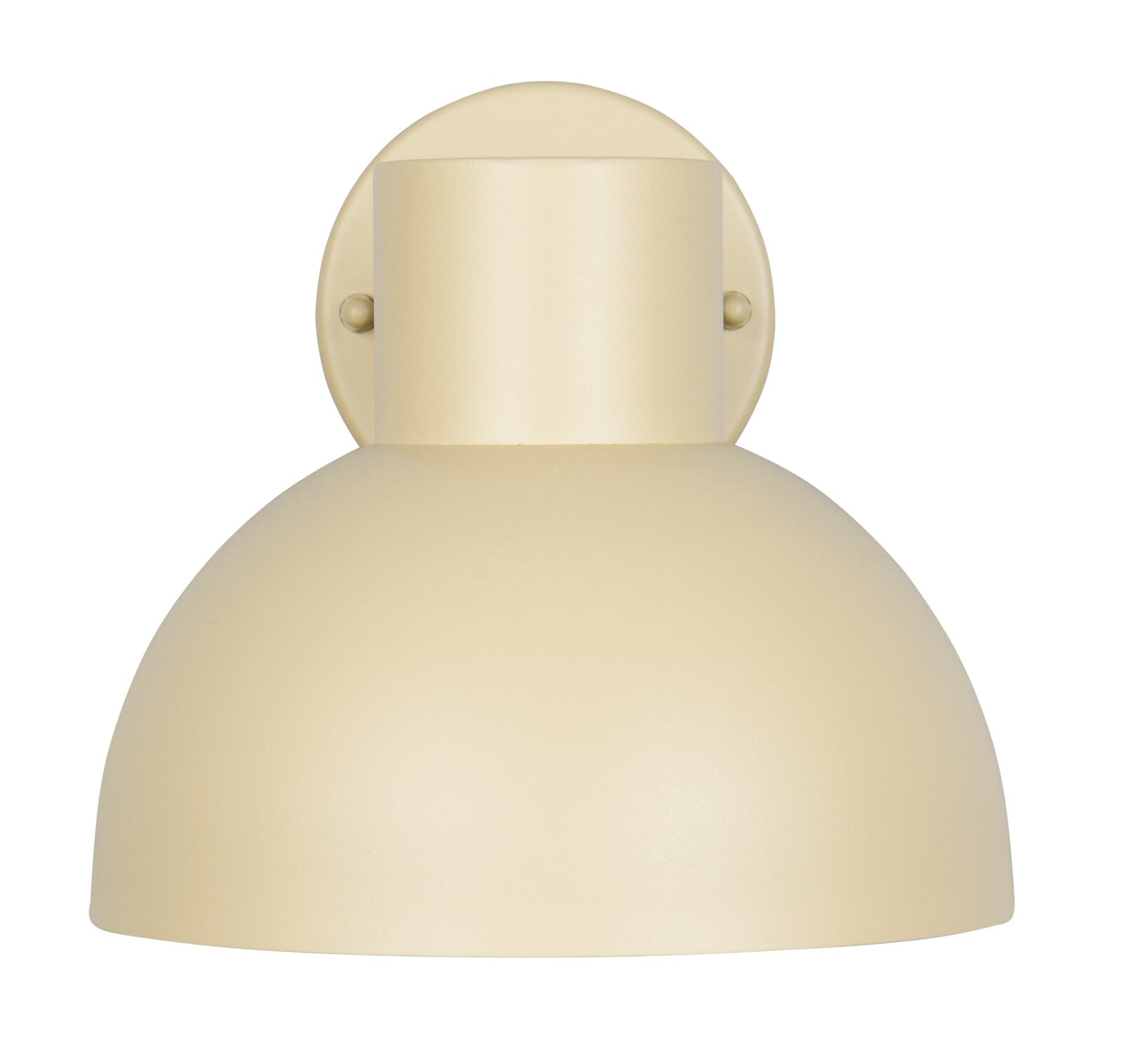 Beige Außenwandleuchte, frontale Ansicht