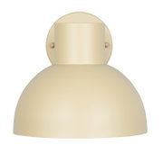 Beige buitenwandlamp, vooraanzicht