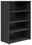 Carryhome Regal MULTISTAURAUM Schwarzes Regal mit vier Einlegeböden, seitliche Perspektive