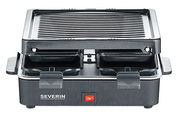 Raclette-Grill mit Grillplatte für vier Personen, Vorderansicht