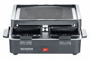 Raclette-Grill mit Grillplatte für vier Personen, Vorderansicht