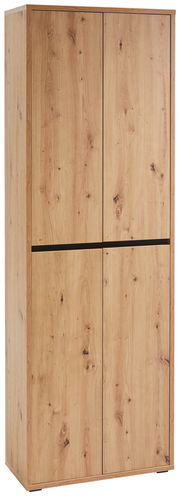 XXL-Schuh- und Mehrzweckschrank aus Holz in Frontansicht