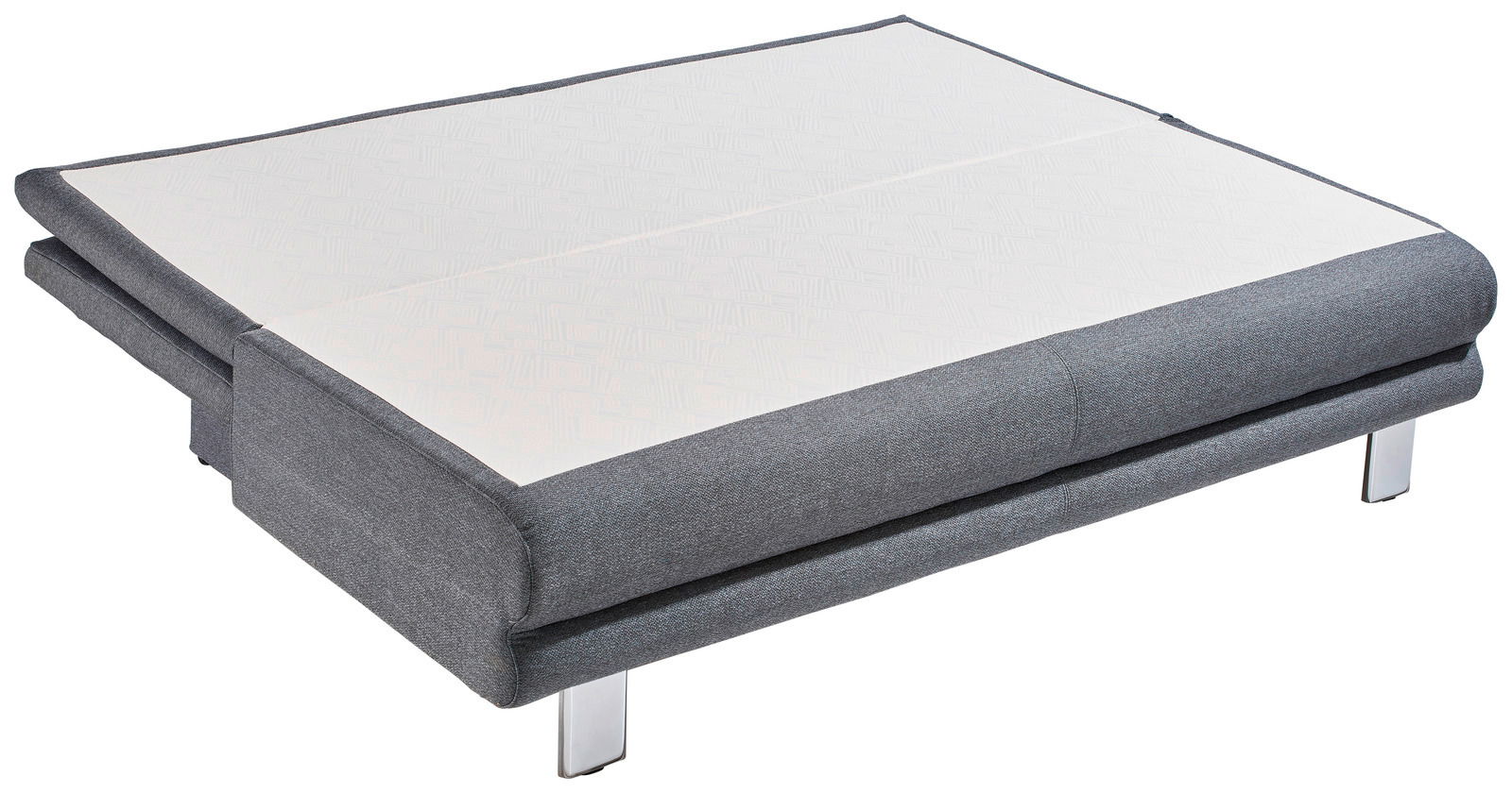 Grauer Querschläfer in ausgeklappter Position, seitliche Perspektive