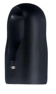 Schwarzer Flaschenöffner aus dem Sommelier-Set Baric, seitliche Perspektive