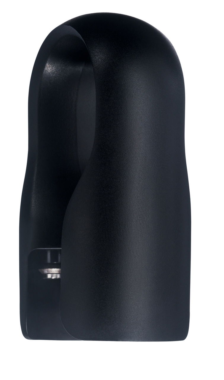 Schwarzer Flaschenöffner aus dem Sommelier-Set Baric, seitliche Perspektive