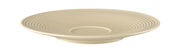 Kombi-Untertasse 16,5 cm in Sandfarbe von Seltmann Weiden, seitliche Perspektive