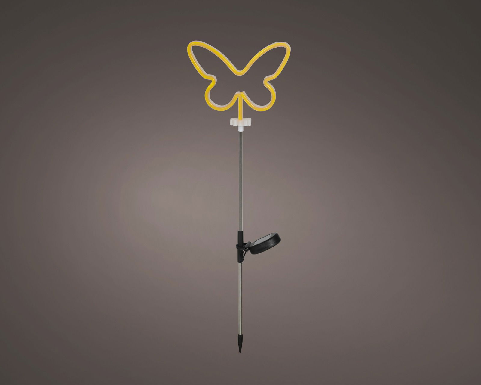 Solar Stabbeleuchtung in Schmetterlingsform, seitliche Ansicht