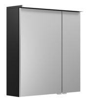 Spiegelschrank mit zwei Türen, seitliche Perspektive