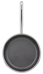 Bratpfanne CUT RESIST PURE 20 aus der Vogelperspektive mit Wabenstruktur auf der Bratfläche