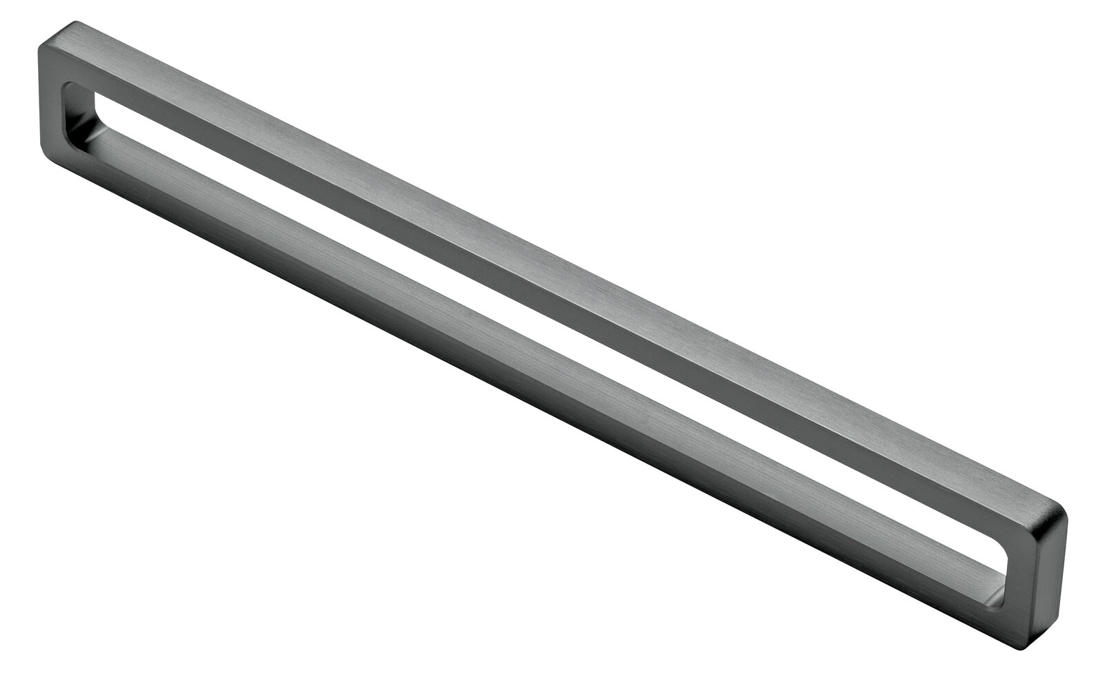 Metall-Bügelgriff in schräger Perspektive