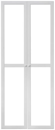 Doppelflügeltür-Set MILLY in Weiß, Frontalansicht