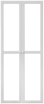Doppelflügeltür-Set MILLY in Weiß, Frontalansicht