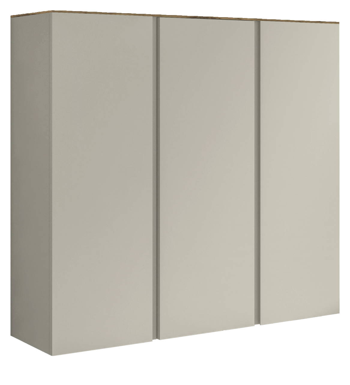 Moderano XL-Hängeschuhschrank LECCO XL-Hängeschuhschrank 3T in seitlicher Perspektive