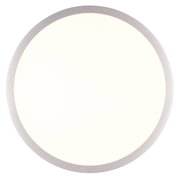 Runde Deckenleuchte YUMA in Draufsicht mit schlichtem Design und hellem Licht.