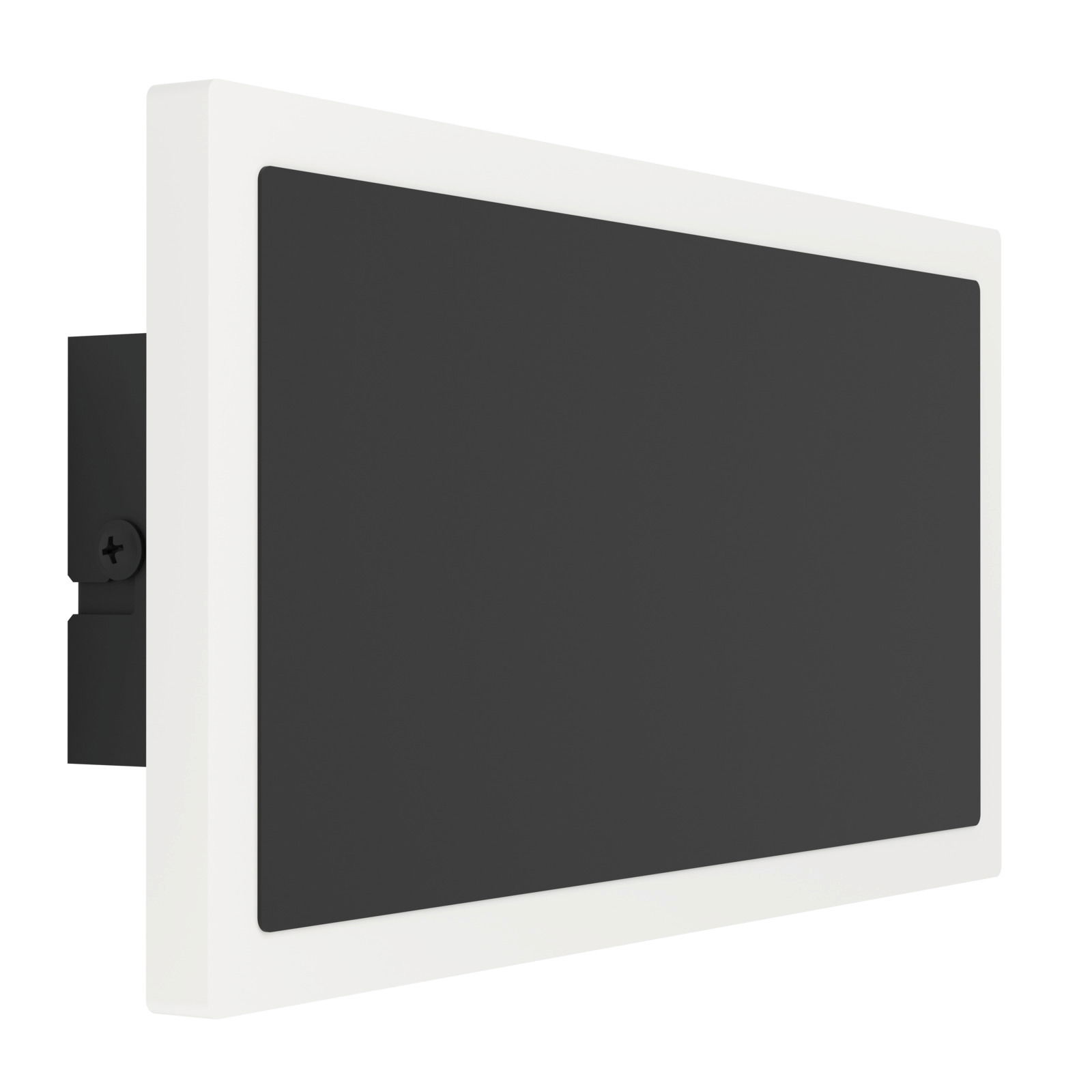 Moderne Wandleuchte TALAMELLO 1 in rechteckiger Form, seitliche Perspektive
