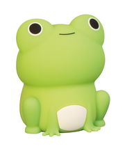 Grünes Frosch-Akku-Nachtlicht, frontal betrachtet