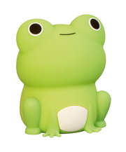 Grünes Frosch-Akku-Nachtlicht, frontal betrachtet