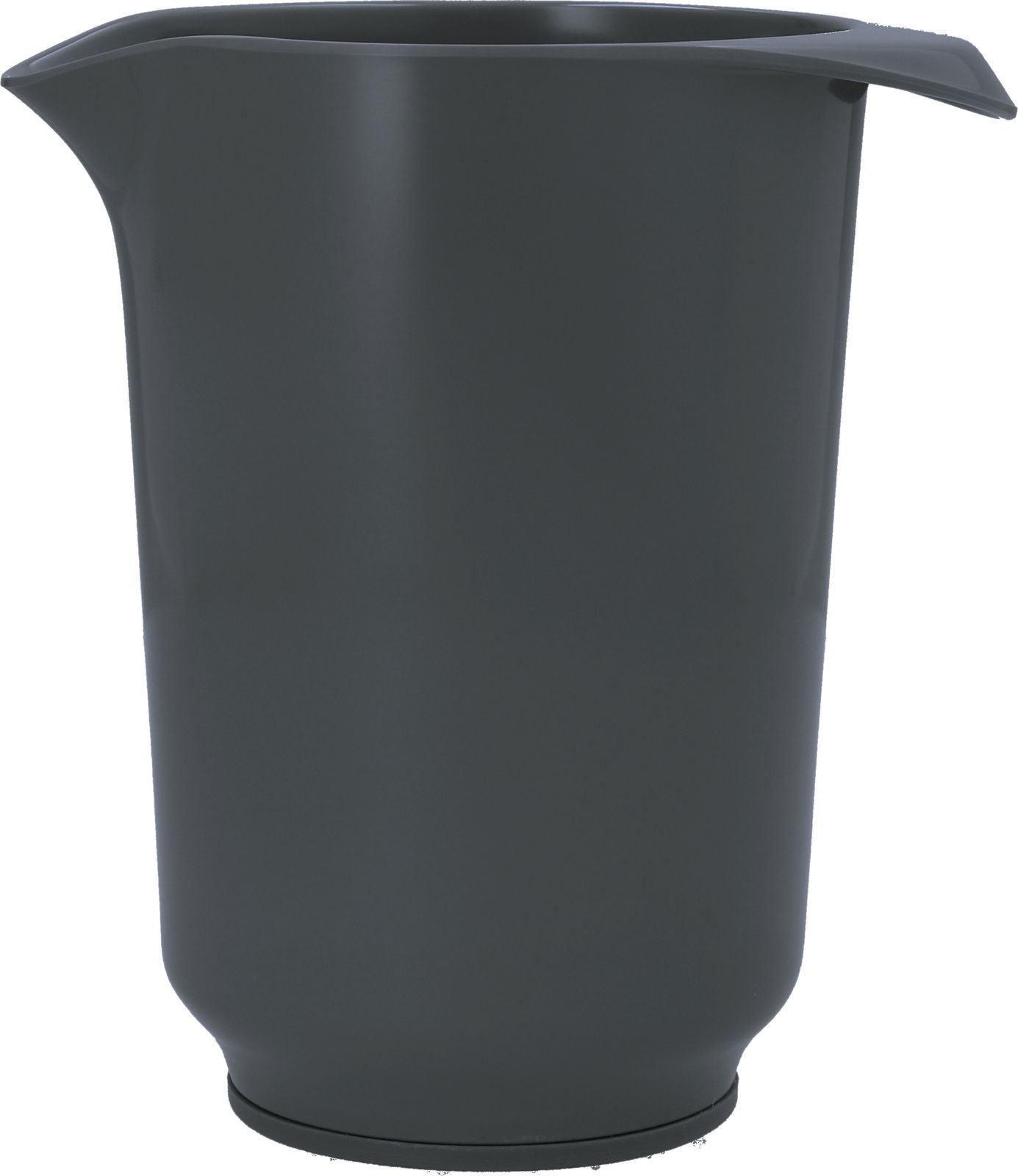 Birkmann Rührbecher COLOUR BOWLS Grauer Rührbecher 1L aus Kunststoff, seitliche Perspektive