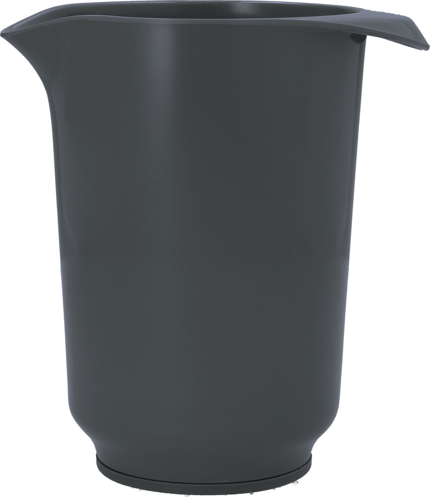 Birkmann Rührbecher COLOUR BOWLS Grauer Rührbecher 1L aus Kunststoff, seitliche Perspektive
