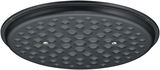 Unteransicht eines schwarzen WMF Flavour Bräters mit Noppenstruktur auf dem Deckel.