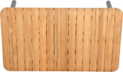 Gartenausziehtisch aus Holz mit Lattenoptik, Ansicht von oben