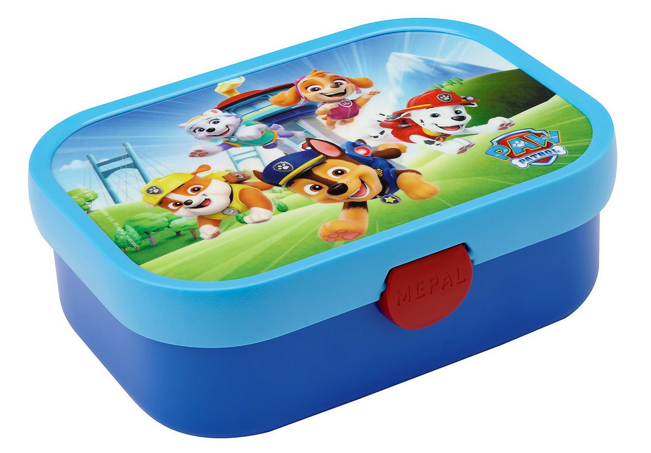 Lunchbox mit Paw Patrol Motiv, seitliche Perspektive