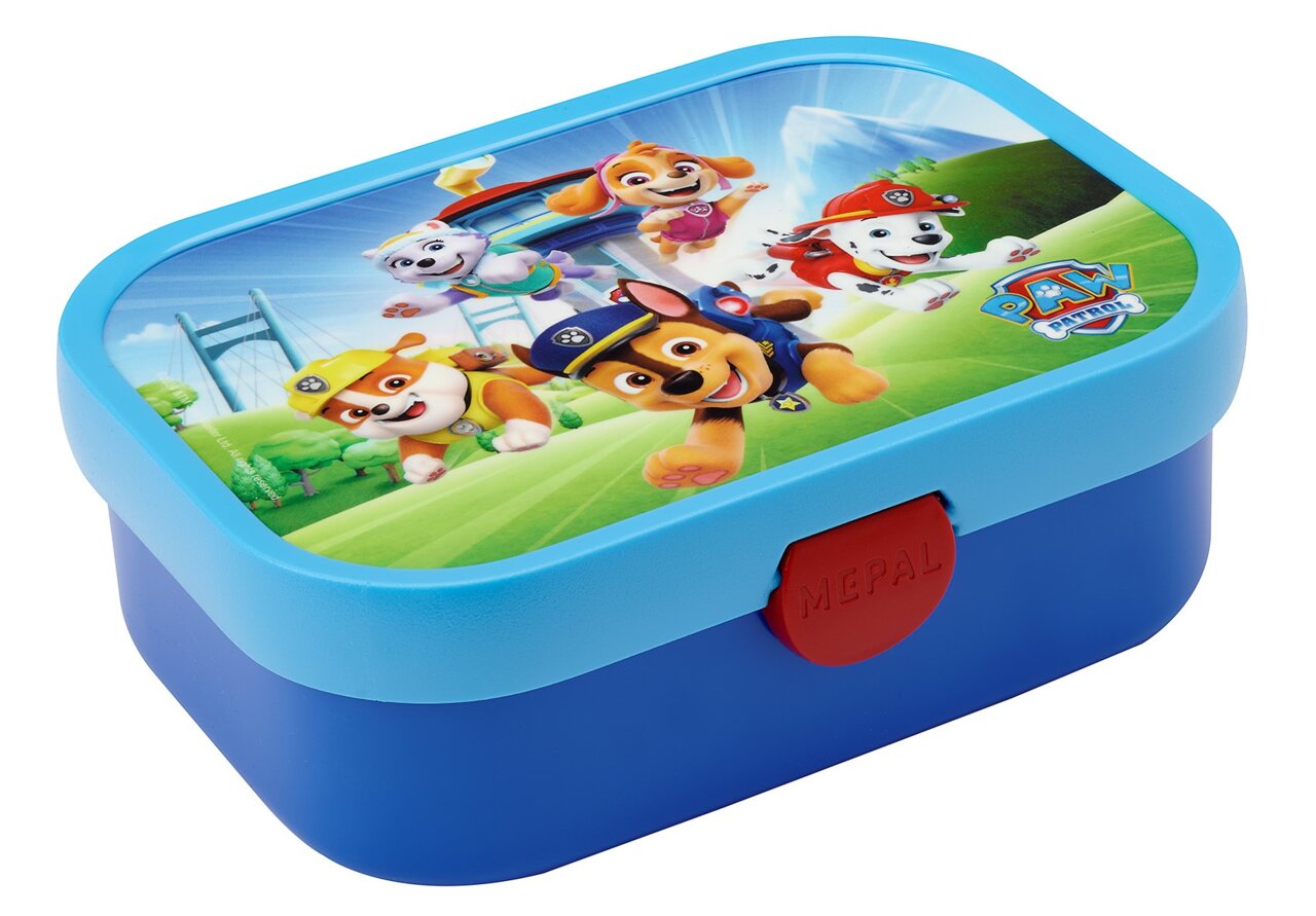 Lunchbox mit Paw Patrol Motiv, seitliche Perspektive