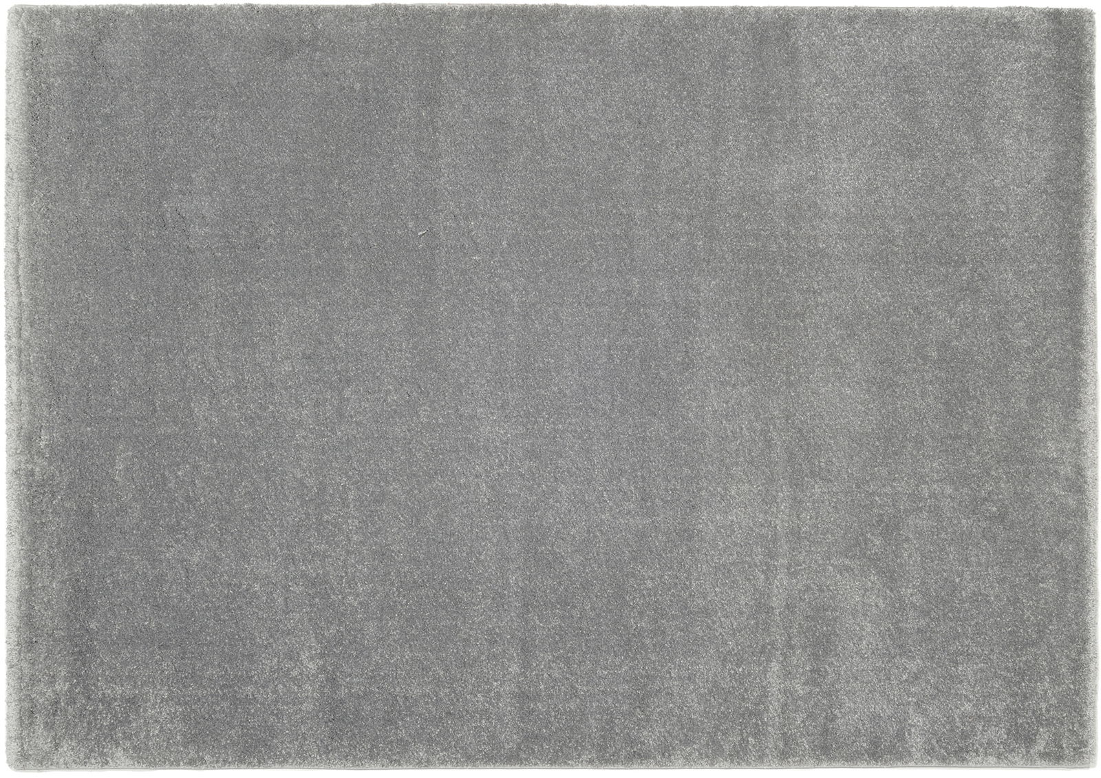 OCI Uni-Teppich BELLEVUE Grauer Uni-Teppich in Draufsicht