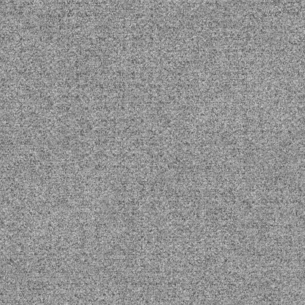 Nahaufnahme eines grauen Stoffmusters, das für ein Boxspringbett verwendet wird.