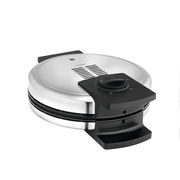 Waffeleisen Lono aus Edelstahl, seitliche Perspektive