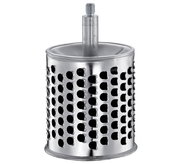 Trommelreibe CLASSIC, schwarz, aus Metall, seitliche Perspektive