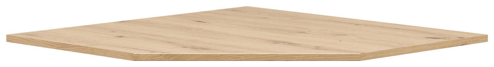 Holzfarbener Abdeckboden in perspektivischer Ansicht von schräg oben