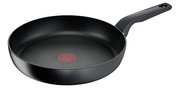 Bratpfanne Titanium 28 cm, schwarze Antihaftbeschichtung, seitliche Perspektive