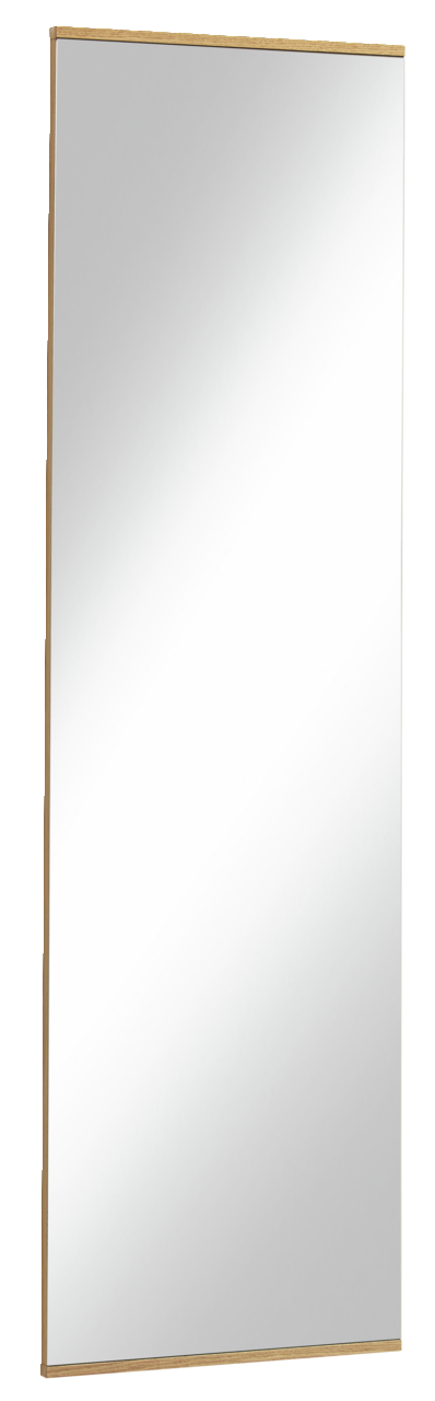 VOSS Spiegel VEDO Rechteckiger Spiegel mit schmalem Holzrahmen, seitliche Perspektive