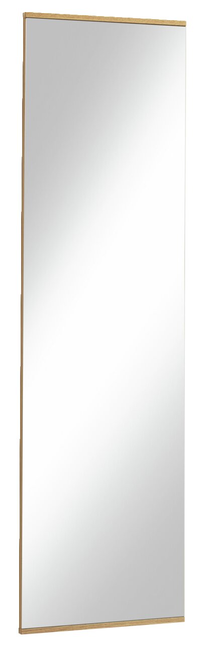 VOSS Spiegel VEDO Rechteckiger Spiegel mit schmalem Holzrahmen, seitliche Perspektive