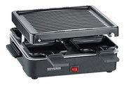 Raclette-Grill mit Grillplatte für vier Personen, Vorderansicht