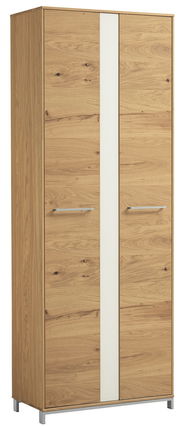 Moderner Dielenschrank aus Holz mit zwei Türen, Frontansicht