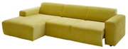 Gele longchair-bank Beldomo Style ERLANGEN, zijaanzicht
