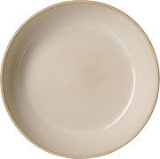Beiger Suppenteller Olivia 20cm, Draufsicht