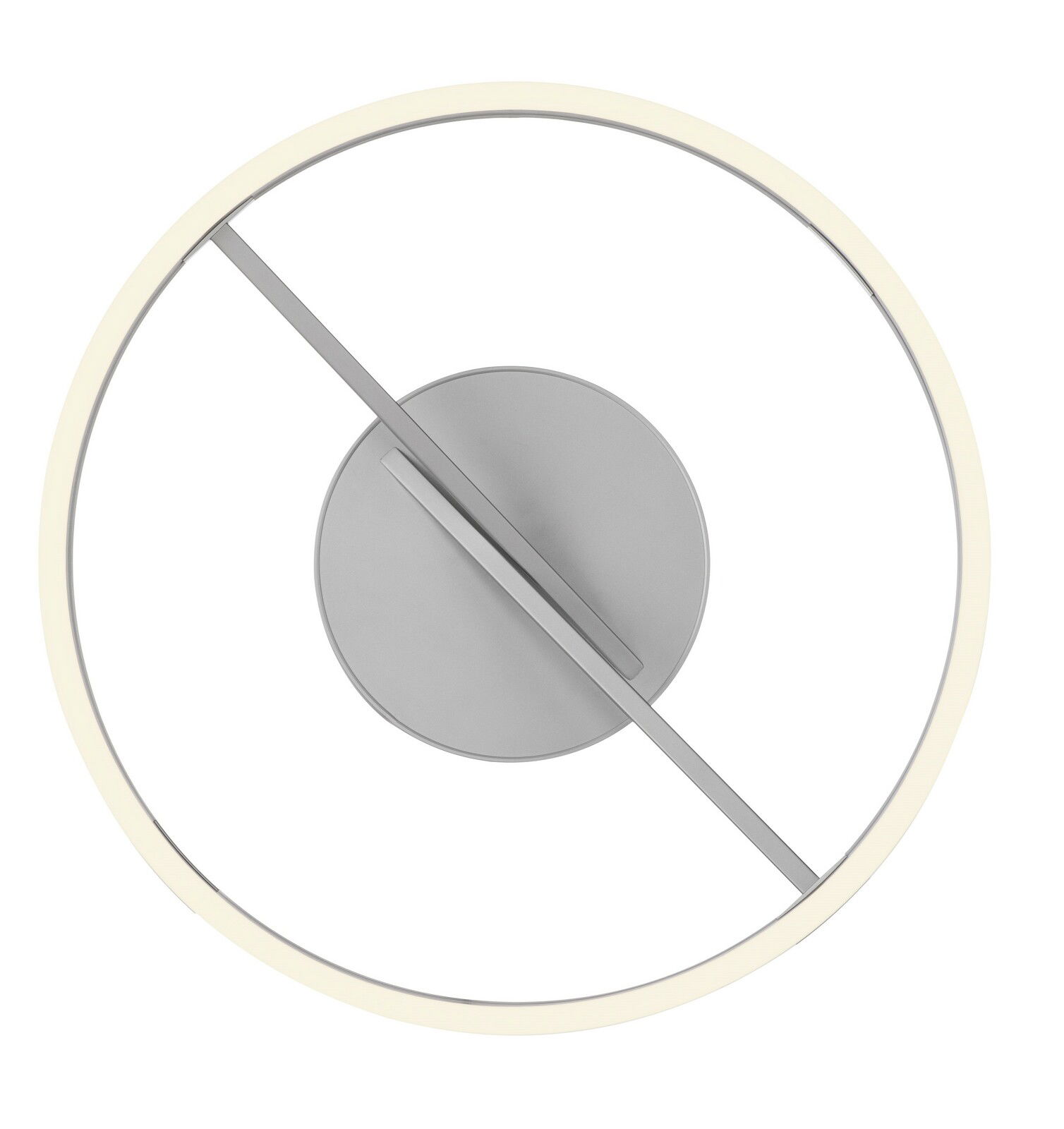 Moderne Deckenleuchte PURE Loop in Draufsicht mit kreisförmigem Design und zentralem Element.