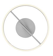 Moderne Deckenleuchte PURE Loop in Draufsicht mit kreisförmigem Design und zentralem Element.