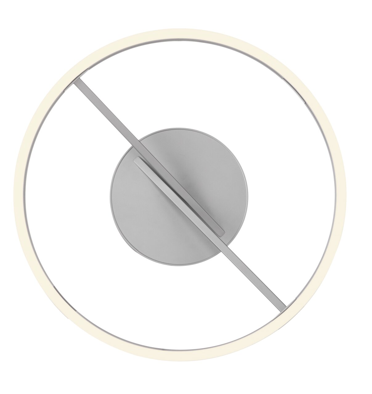 Moderne Deckenleuchte PURE Loop in Draufsicht mit kreisförmigem Design und zentralem Element.
