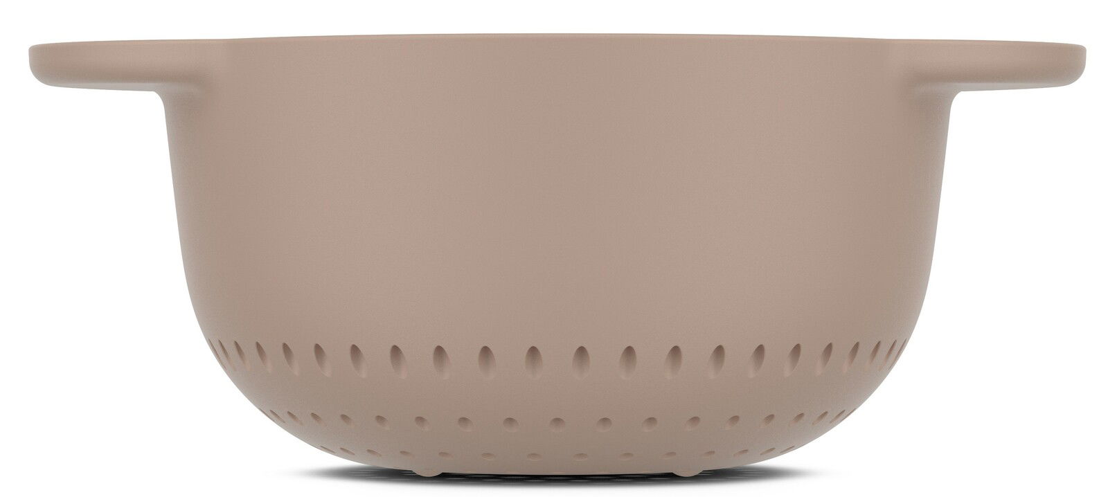 Mepal Seiher CHEF IT Beiger Seiher mit seitlichen Griffen, Vorderansicht