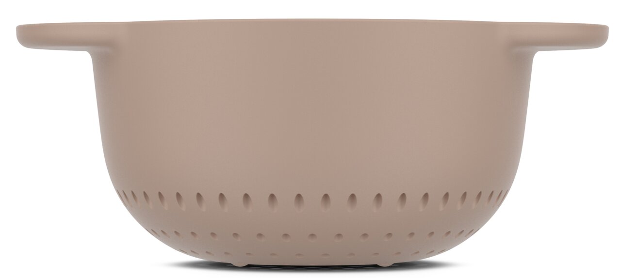 Mepal Seiher CHEF IT Beiger Seiher mit seitlichen Griffen, Vorderansicht