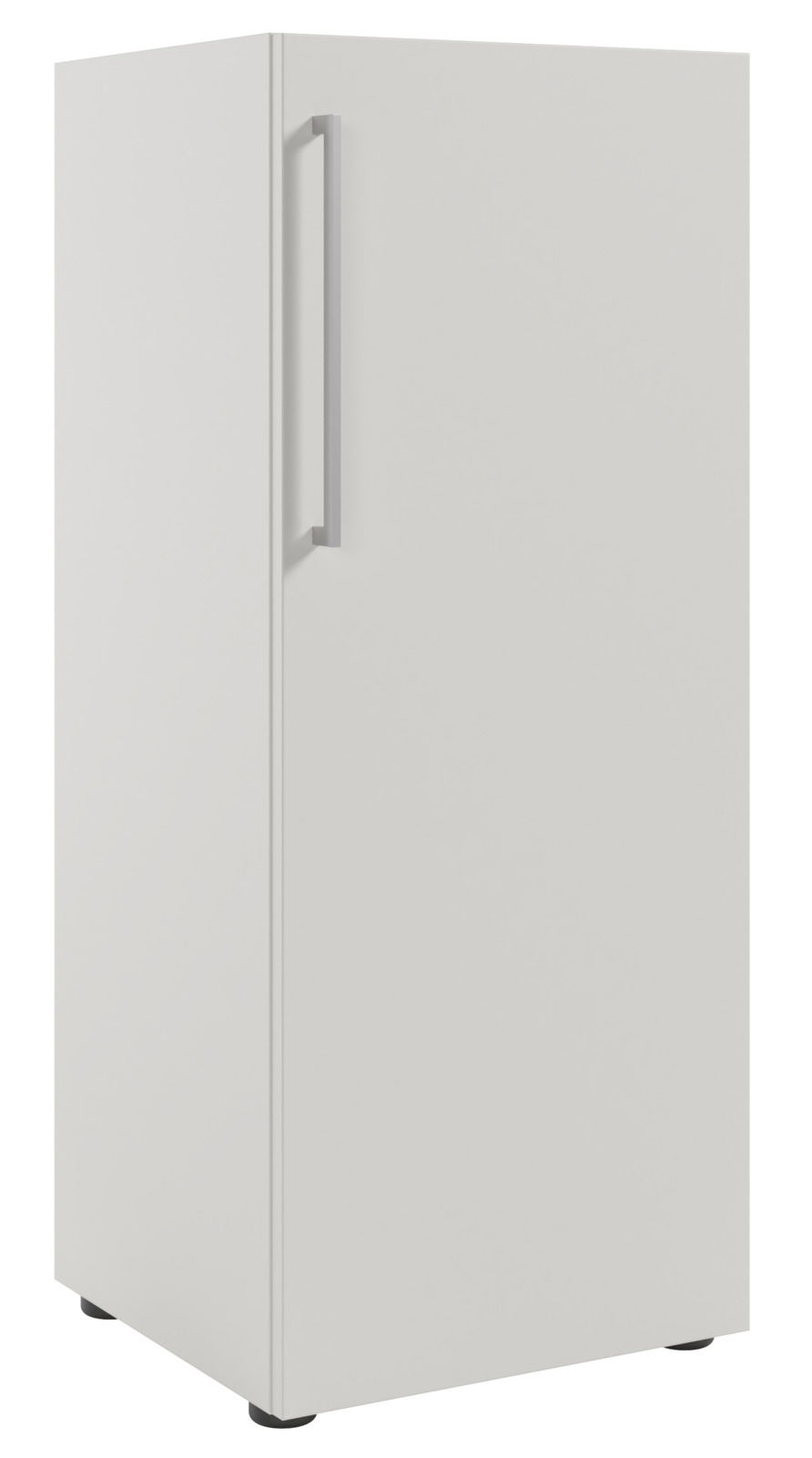 Novel Aktenschrank COLORADO Weißer Aktenschrank mit Rechtsanschlag, seitliche Perspektive