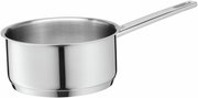 Edelstahl-Stielkasserolle aus dem Topfset Compact Cuisine, seitliche Perspektive