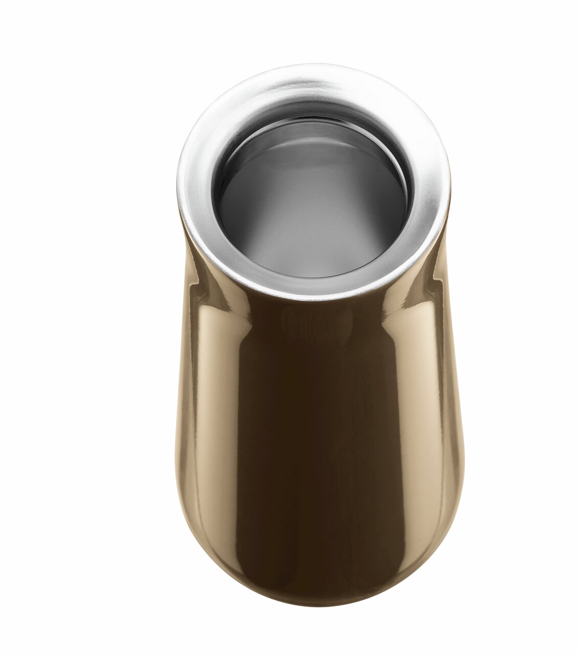 Brauner Impulse Isolierbecher 0,35l aus der Vogelperspektive