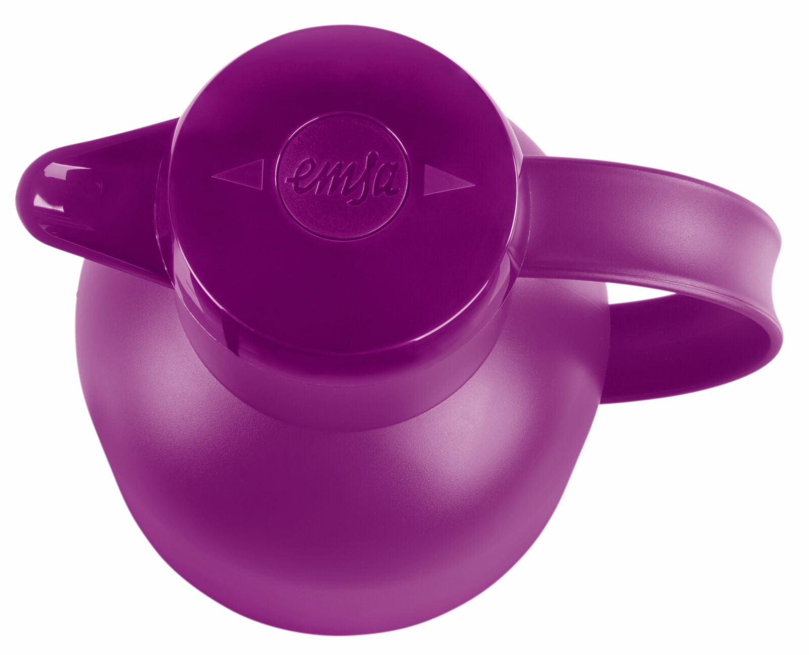 Lila Isolierkanne SAMBA 1,5L von oben betrachtet