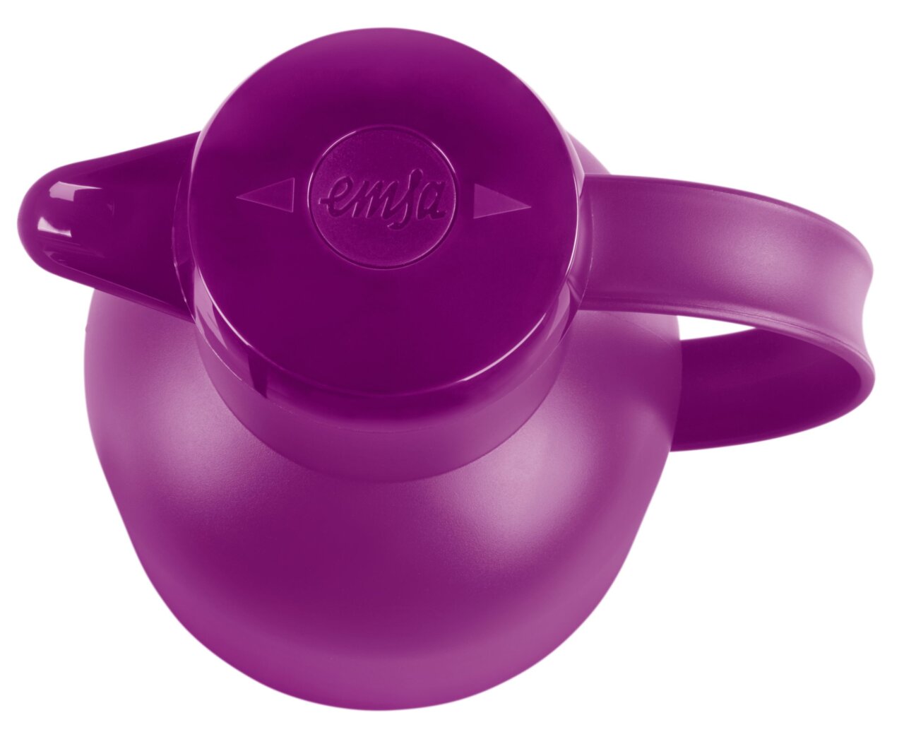 Lila Isolierkanne SAMBA 1,5L von oben betrachtet