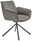 Set one by Musterring Armlehnstuhl SET ONE FRISCO Grauer Armlehnstuhl mit Stoffbezug und Metallbeinen, seitliche Perspektive